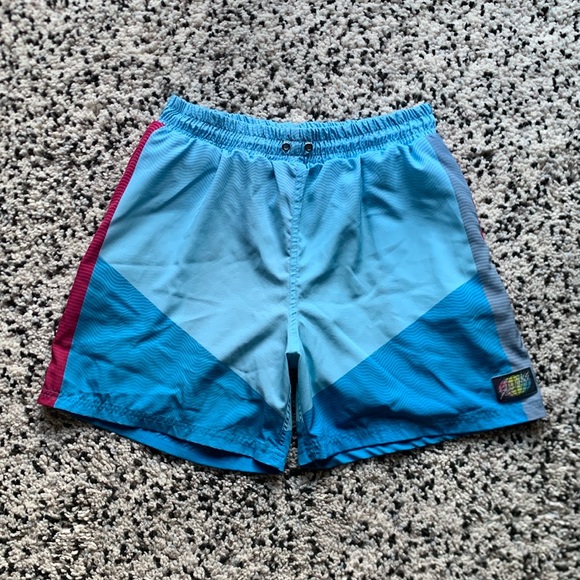 SLUNKS Shorts Slunks Shorts Laguna Beach High School Lined Stretch